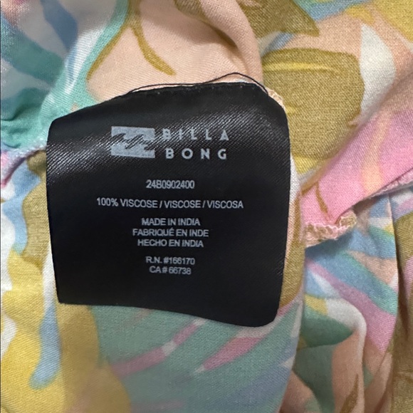 Billabong Multicolor Tropical Women's Shorts Size Large Beach Summer Resortwear - Picture 6 of 6